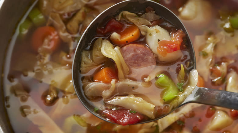 kielbasa and vegetable soup