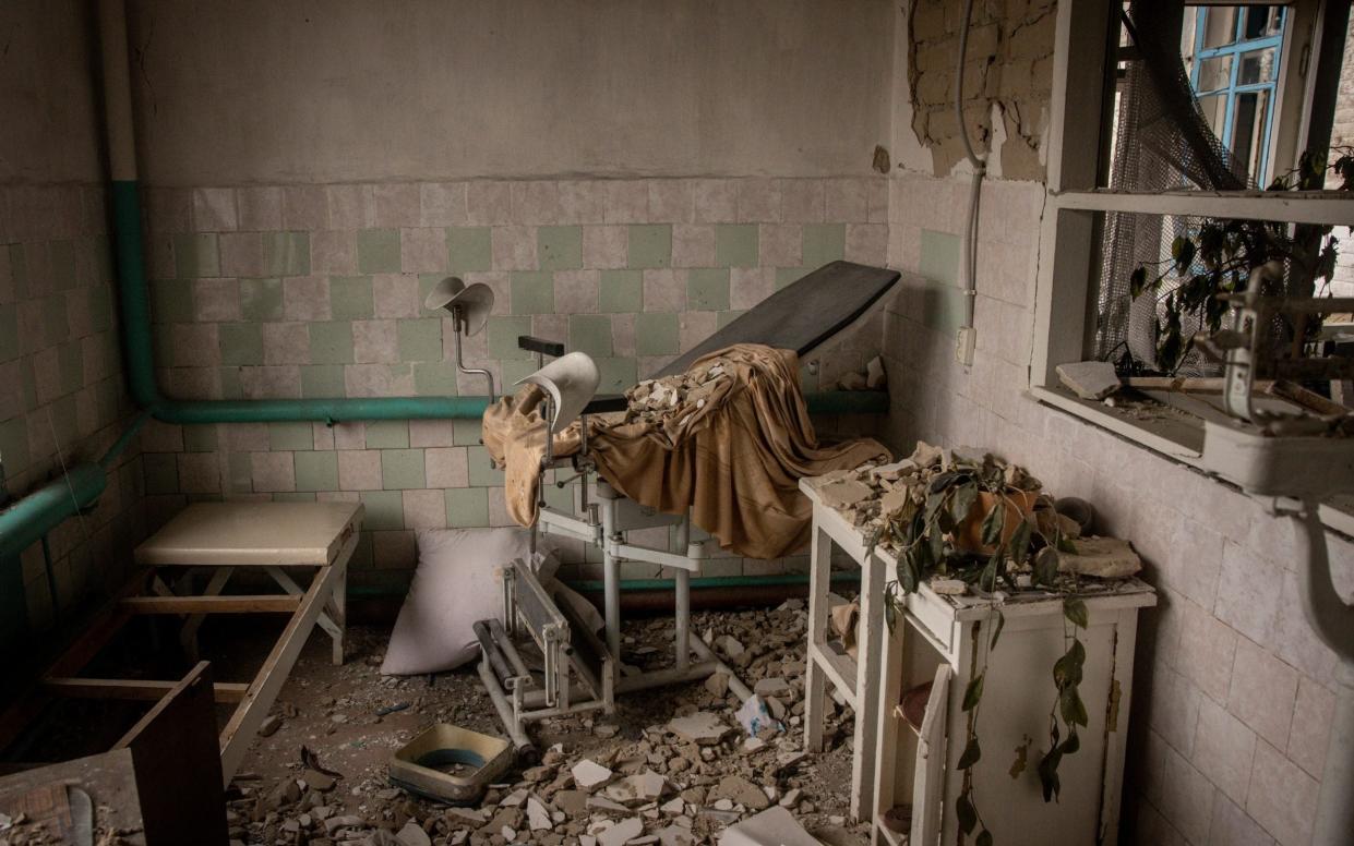 A destroyed hospital in Kupiansk - Chris McGrath/Getty Images Europe