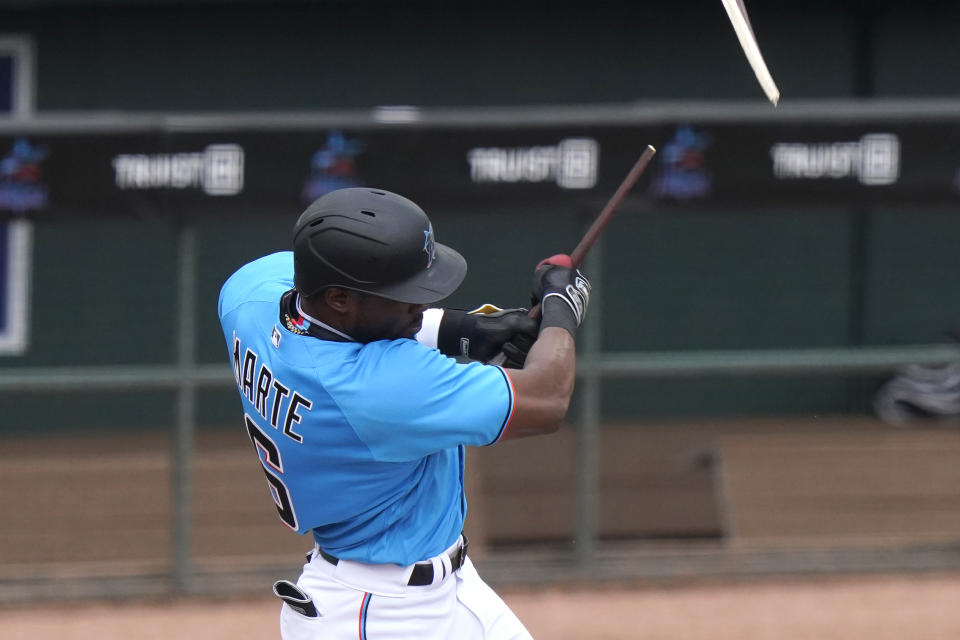 Miami Marlins' Starling Marte (6) 