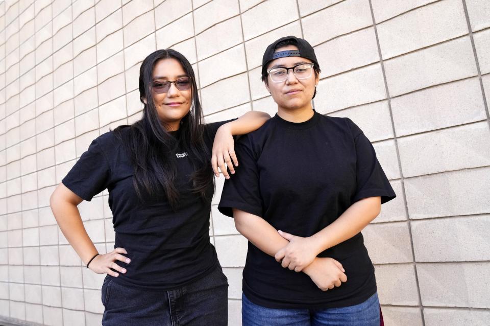 Arizona State University students Paula and Lucia Arellano on Feb. 29, 2024 in Tempe.