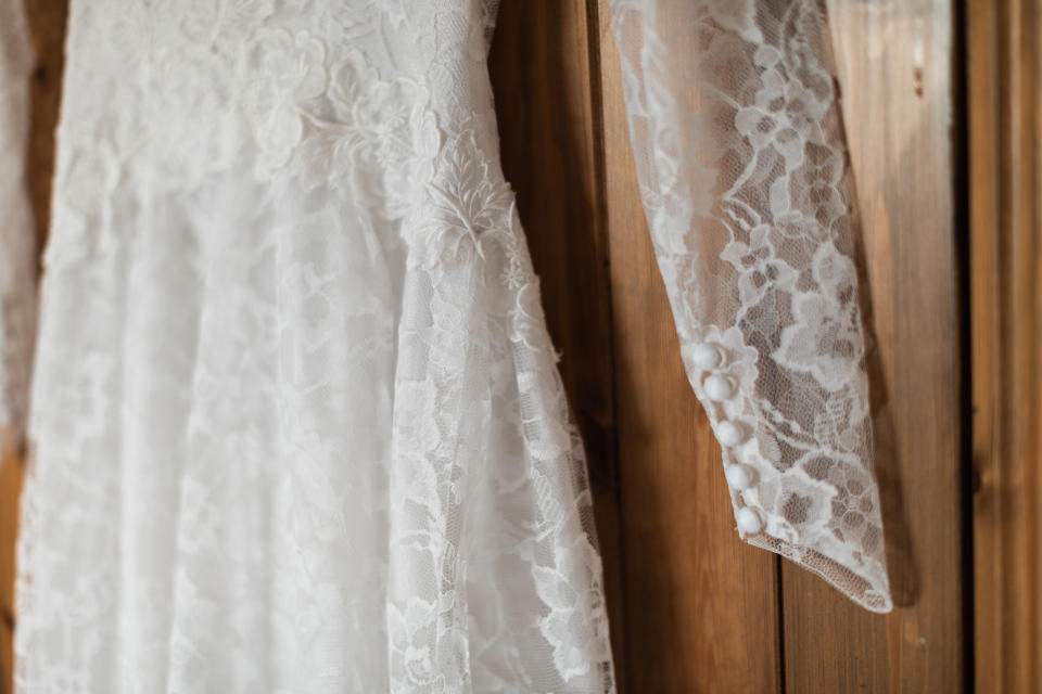 The dress had intricate lace detailing, making it look worth a lot more than just £35. [Photo: Jack Cook Photography]