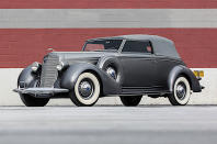 <p><span><span>Even in the depths of the Depression, some American brands were able to find customers for luxury cars in the 1930s. Of these, Lincoln’s Model K was a worthy rival to similar models produced by </span><span>Cadillac</span><span>, </span><span>Chrysler</span><span>, </span><span>Duesenberg</span><span>, </span><span>Packard</span><span> and a number of European manufacturers.</span></span></p><p><span><span>It was initially offered with a V8 engine, but V12s (redesigned several times in the early years) were introduced in 1932 and eventually took over. By the end of the decade, the Model K became untenable simply because the world had changed. “We did not stop producing luxury cars,” said Ford Motor Company president </span><span>Edsel Ford</span><span> (1893-1943). “People stopped buying them.”</span></span></p><p><span><span>PICTURE</span><span>: 1936 Lincoln Model K Convertible Victoria by Brunn</span></span></p>