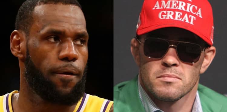 LeBron James and Colby Covington