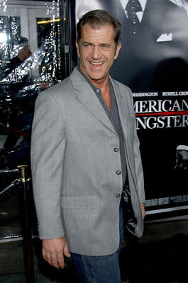 Mel Gibson at the Los Angeles Industry Screening of Universal Pictures' American Gangster