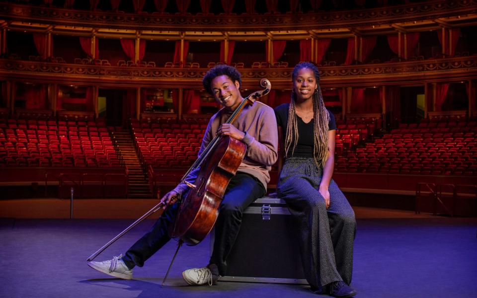 Cellist Sheku Kanneh-Mason and his sister, pianist Jeneba Kanneh-Mason - BBC Proms 2021
