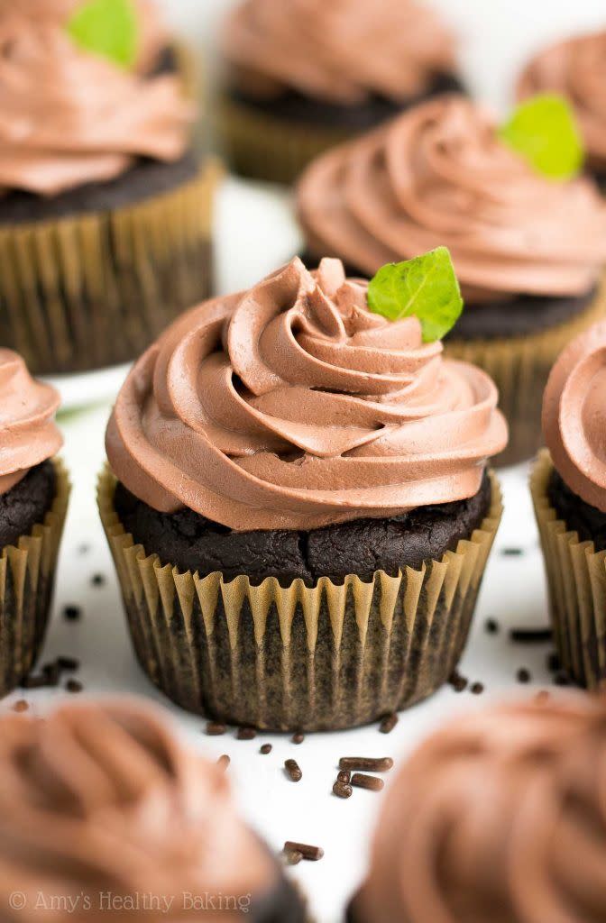 Mint Chocolate Cupcakes