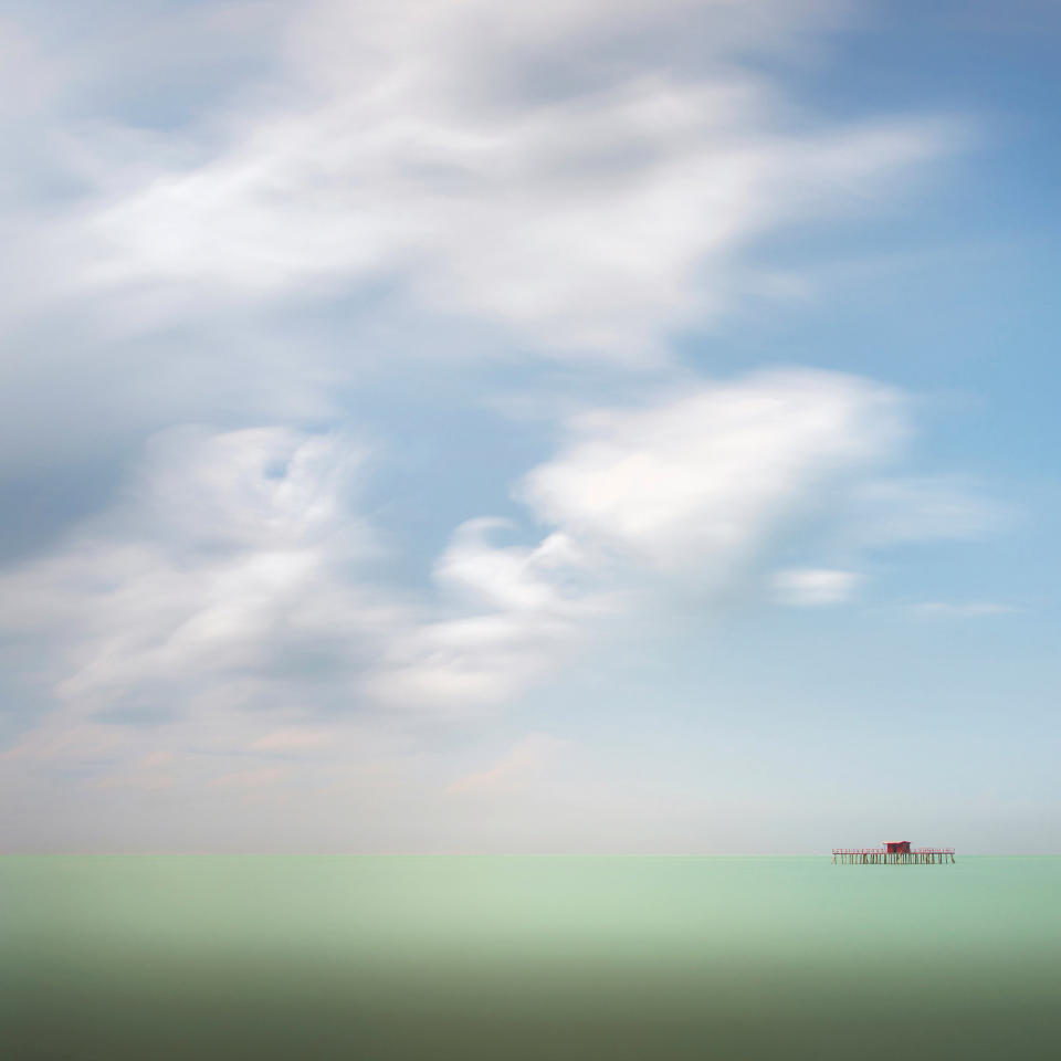 A tropical and tranquil shot of a fisherman’s resting hut is awarded top of the Landscape category