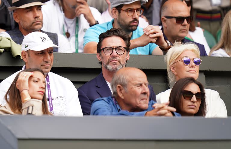 Jackman y Furness en Wimbledon, en julio de este año