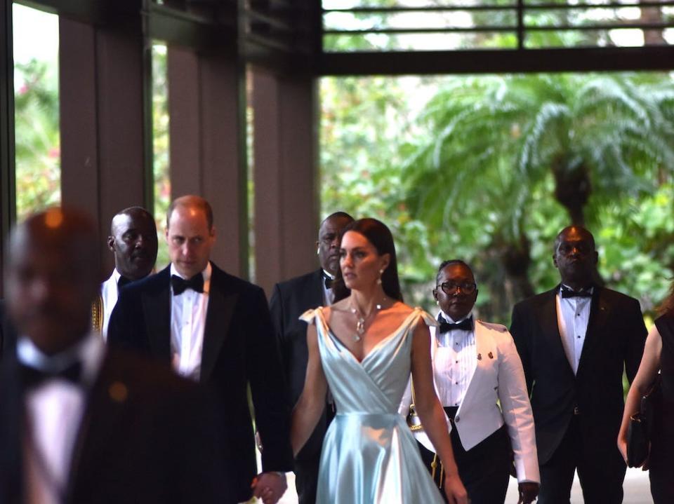 Prince William and Kate Middleton at Atlantis Paradise Island.