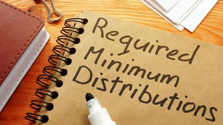 Required minimum distributions (RMDs) are the mandatory withdrawals that must be taken from a tax-deferred retirement account beginning at age 73.