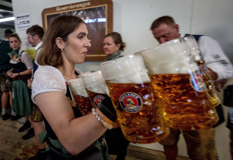 Oktoberfest at The American German Club of the Palm Beaches will feature four beers from Paulaner and two from Hacker-Pschorr.