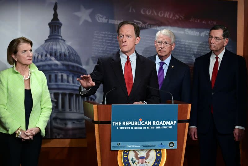 U.S. Republicans hold news conference introducing infrastructure plan, in Washington