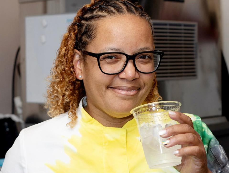 Robyne Moore was one of six chefs competing in the Spring session of the Golden Fork Society dinners hosted by the Prize Foundation.