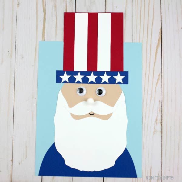 Uncle Sam Cutout Craft