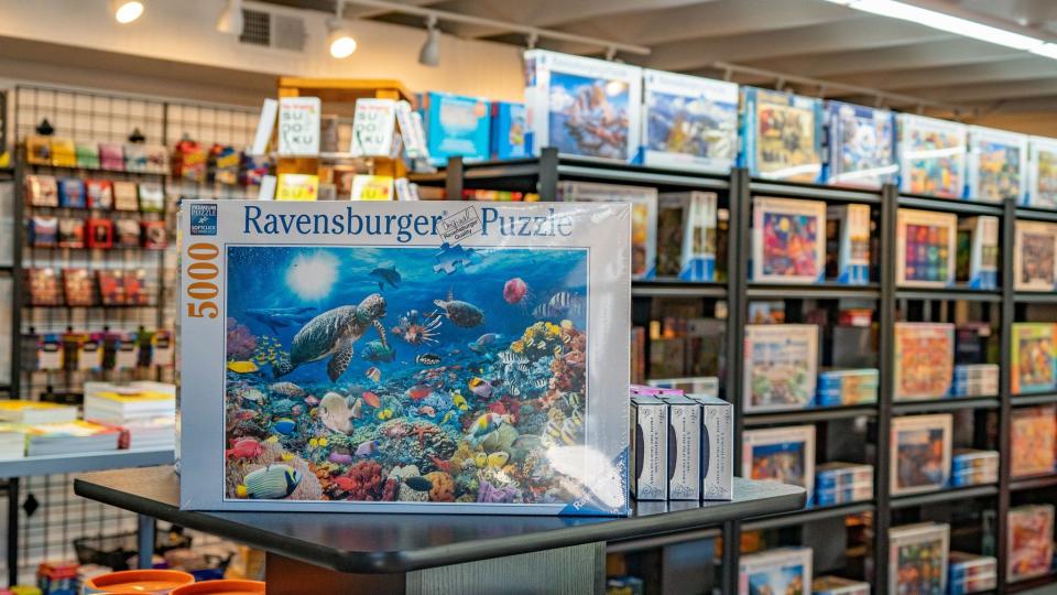 Items sold by puzzle shop Pieces. Pieces is opening a location at Peddler's Village, joining two other shops opening this spring.