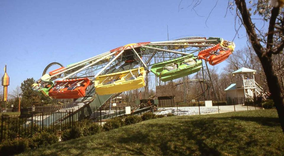 A park expansion in 1986 saw the addition of the Skylab, a 90-foot high wheel. (Contributed Photo/Kings Island PR)