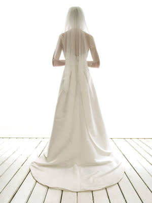 bride in a wedding dress