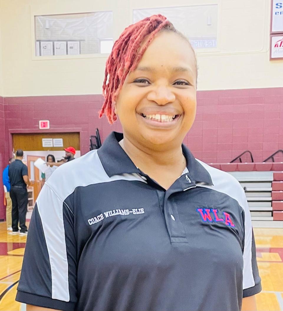 Woodlawn girls coach Demitrice Williams-Elie