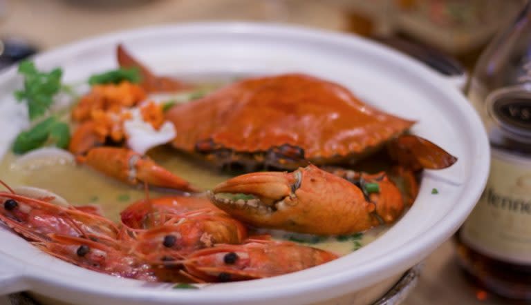 11 Seafood Places - Crab XO Treasure Pot