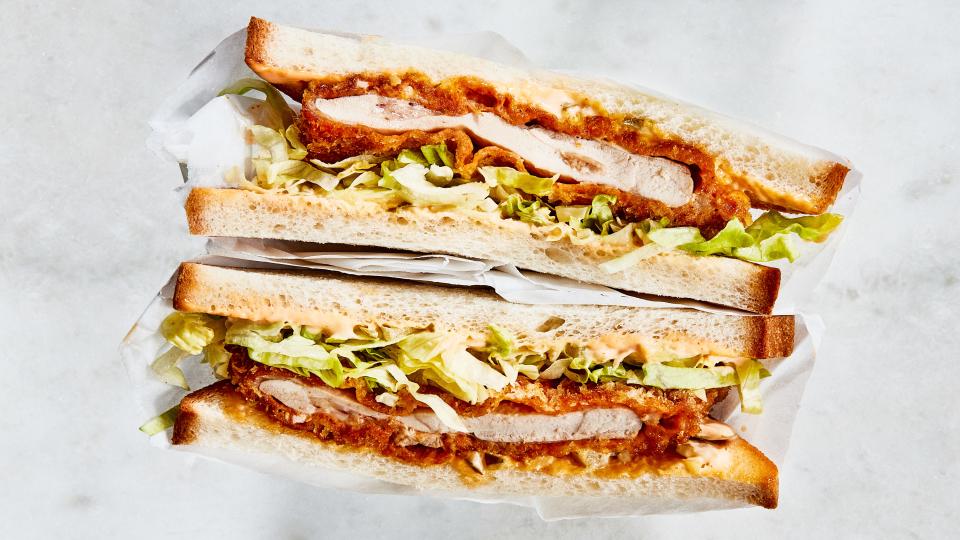 who can resist the spicy katsu sandwich?