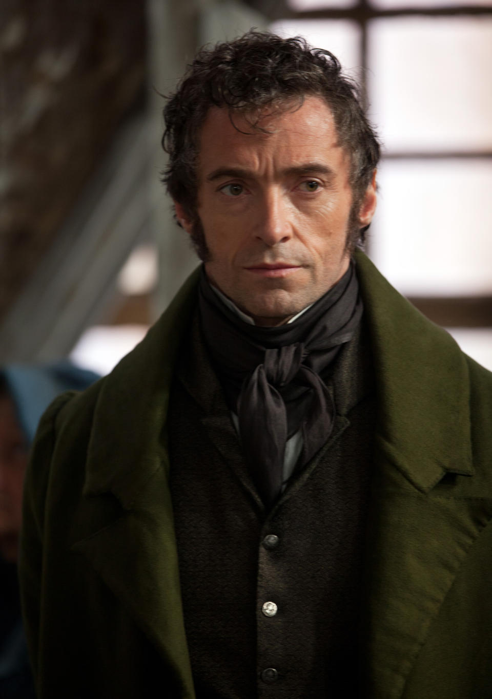 FILE - This publicity image released by Universal Pictures shows Hugh Jackman as Jean Valjean in a scene from "Les Miserables." The film is nominated for an Academy Award in the Makeup and Hairstyling category. The 85th Academy Awards air live on ABC on Sunday, Feb. 24, 2013. (AP Photo/Universal Pictures, Laurie Sparham, File)