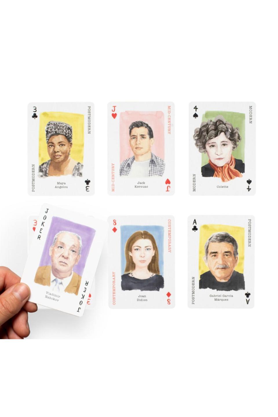 36) Genius Writers Playing Cards