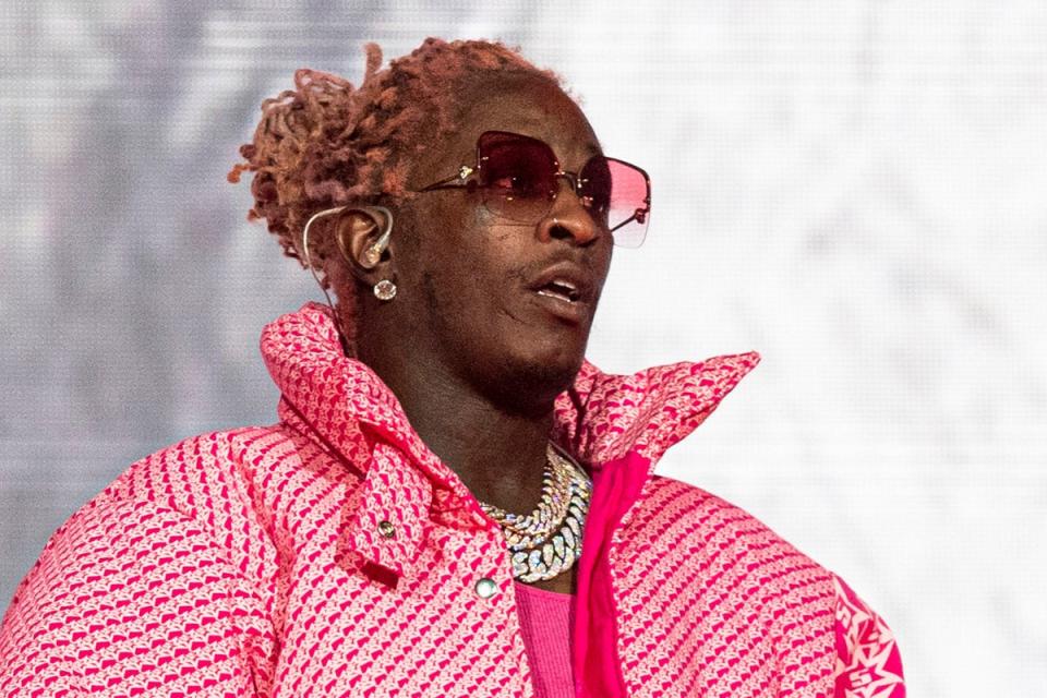 Rapper Young Thug, real name Jeffrey Lamar Williams (2021 Invision)