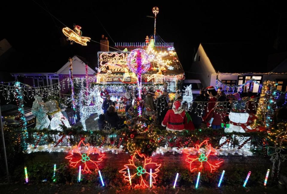 The couple’s home in Romford (Jonathan Brady/PA) (PA Wire)