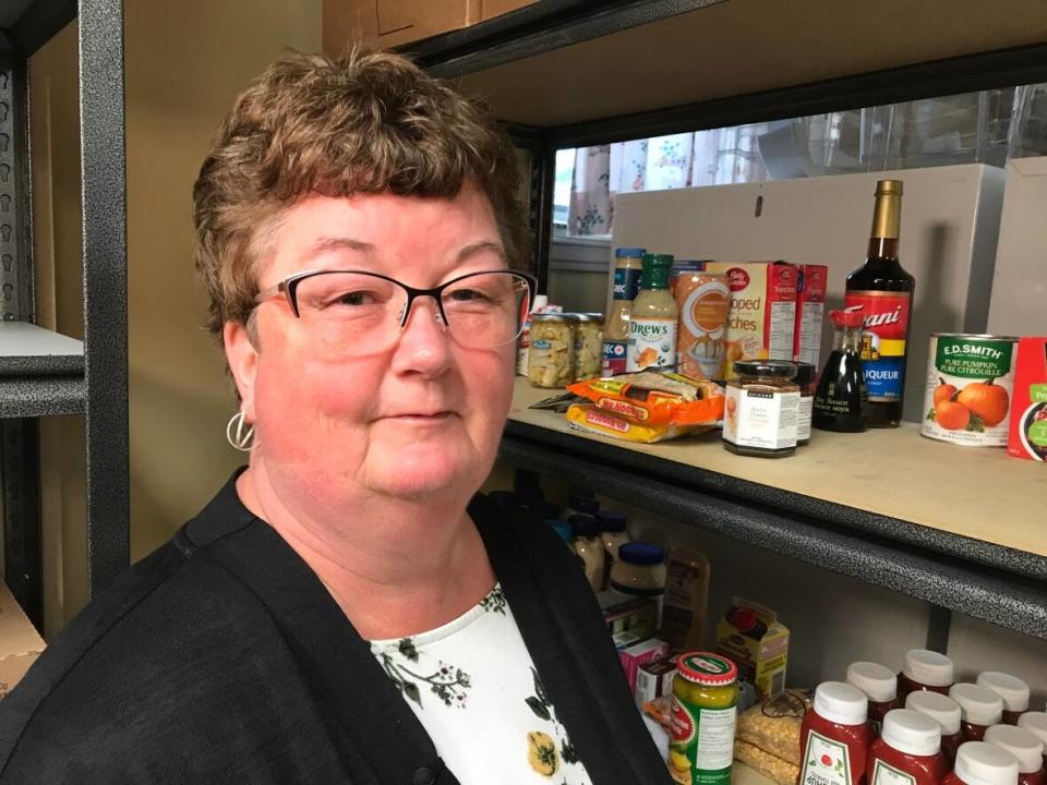 Sandra Milmore is president of the St. Vincent de Paul Society of Newfoundland and Labrador, a voluntary Roman Catholic organization that operates eight food banks in the province.  (Terry Roberts/CBC - image credit)