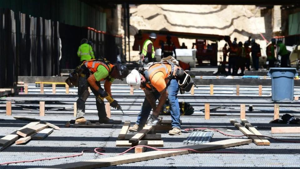 Trabajadores en Fresno