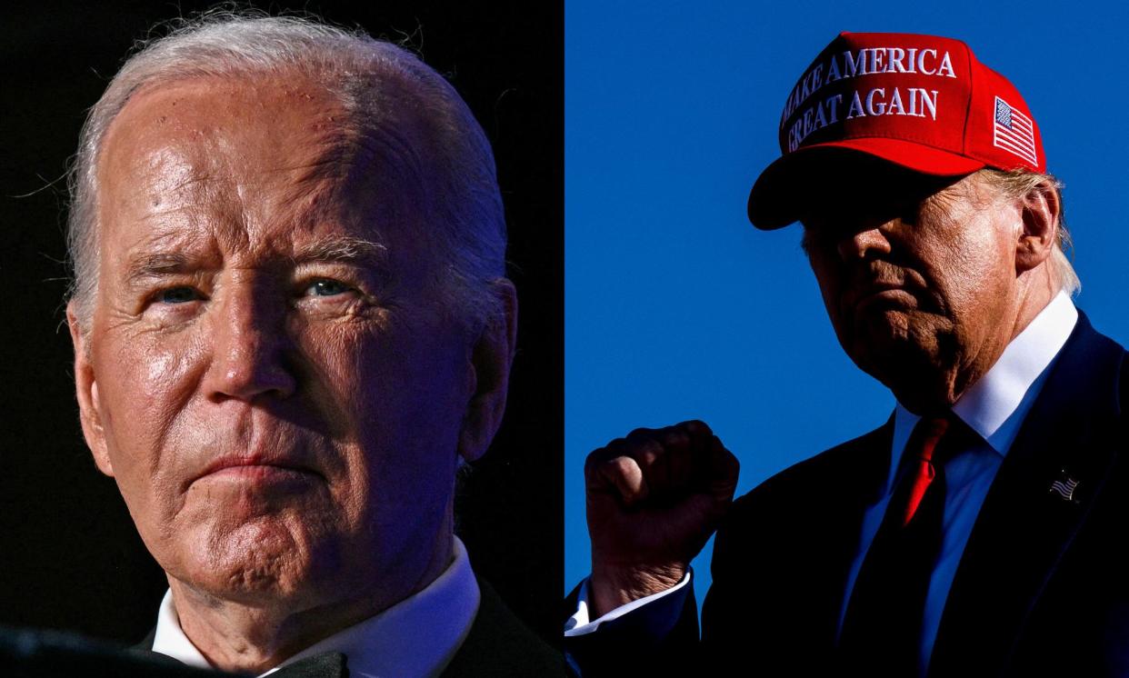 <span>‘Most voters have already made up their minds about Biden, 81, and 77-year-old Trump, or think they have.’</span><span>Composite: AFP, Getty Images</span>