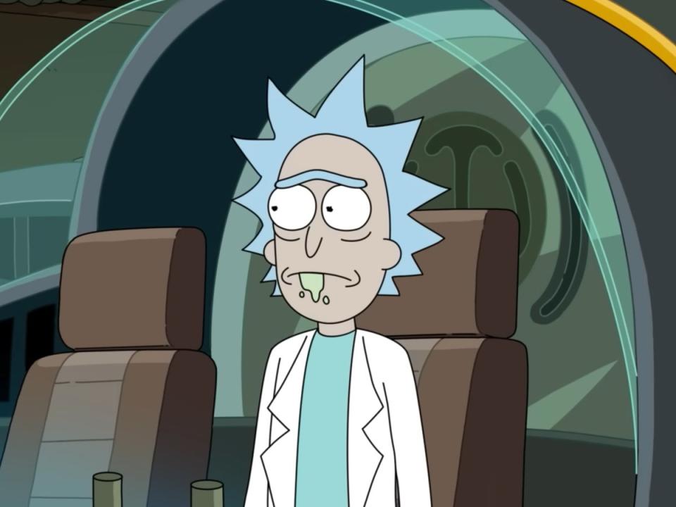 Rick Sanchez in the season six premiere of ‘Rick and Morty’ (Adult Swim)