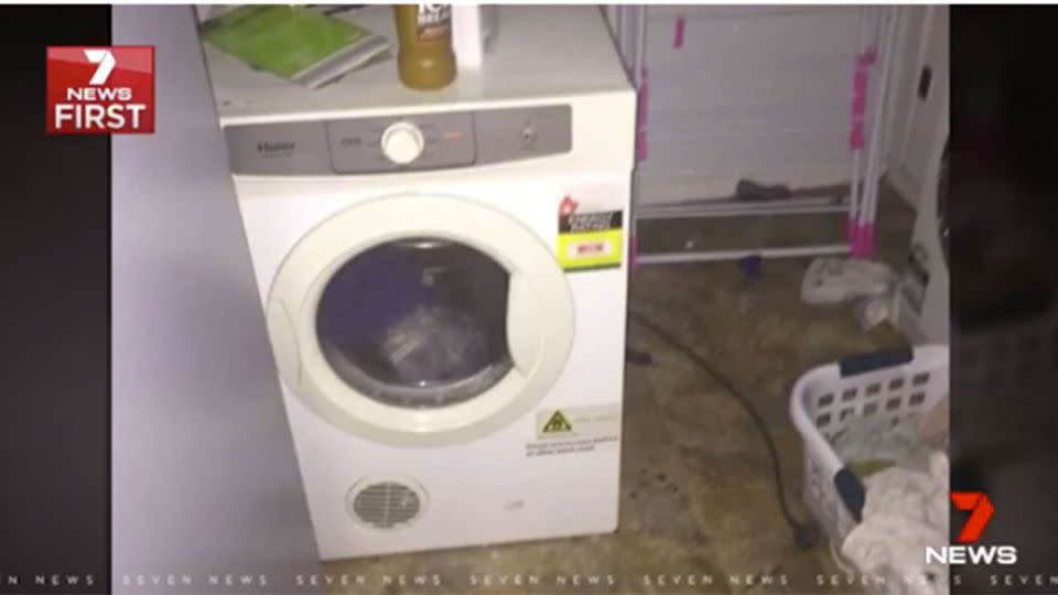 A mother who received a massive electric shock in her laundry was brought back from the dead. Source: 7 News