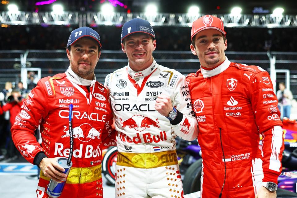 Max Verstappen was victorious in a thrilling race in Las Vegas (Getty)