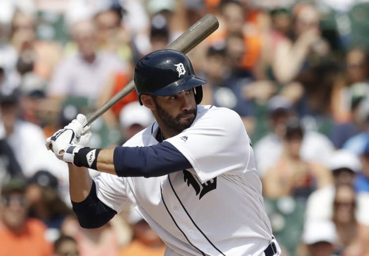 J.D. Martinez is on his way to Arizona. (AP Photo)