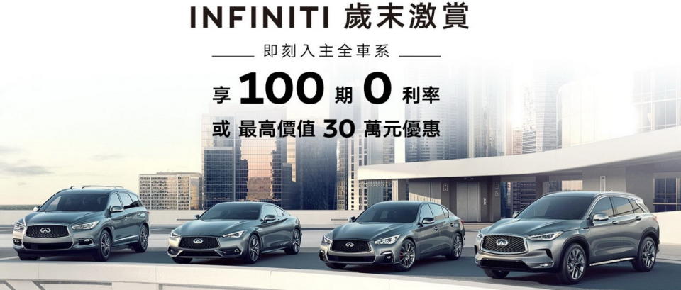 圖／Infiniti「歲末激賞」全車系優惠方案。