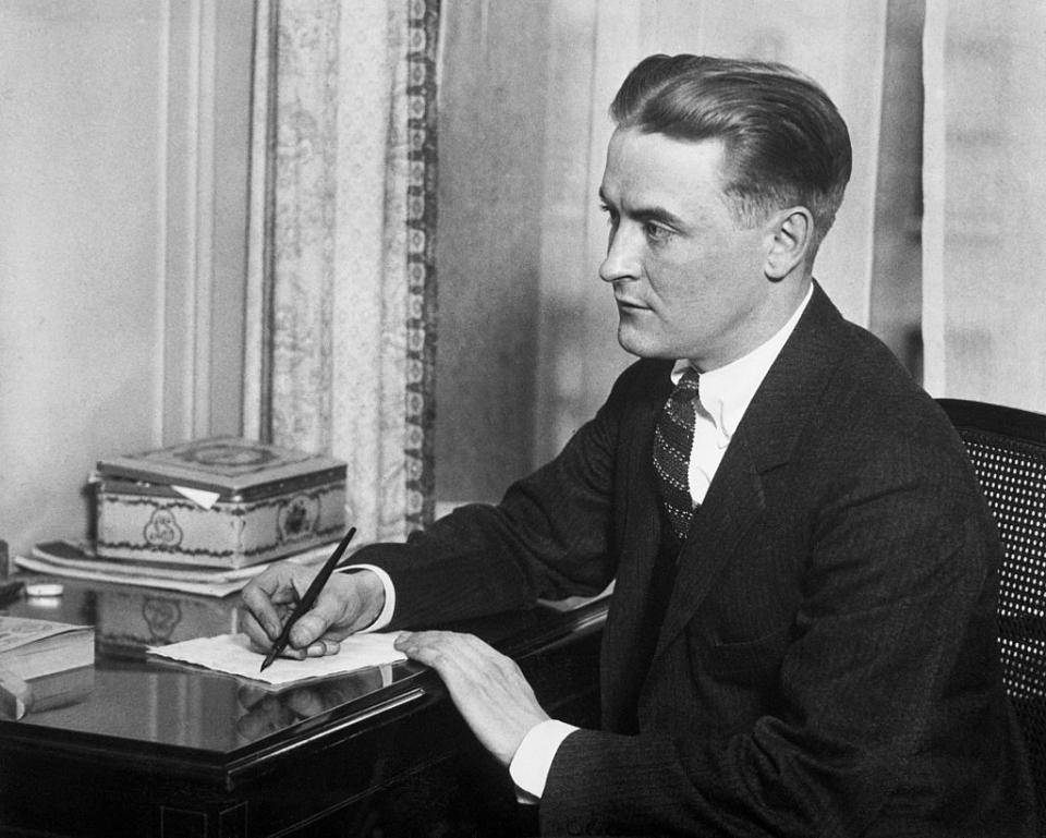 Portrait of F. Scott Fitzgerald, author of 'The Great Gatsby.'<span class="copyright">Bettmann Archive</span>