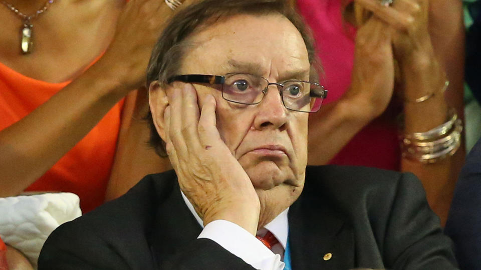 Former Tennis Australia director Harold Mitchell is pictured at the 2016 Australian Open.