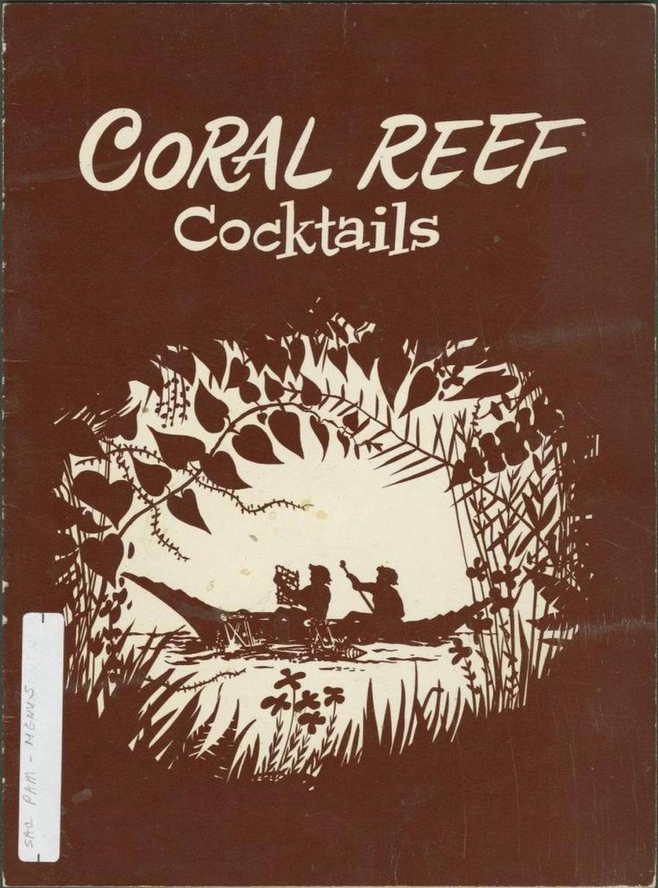 Coral Reef Cocktail Menu