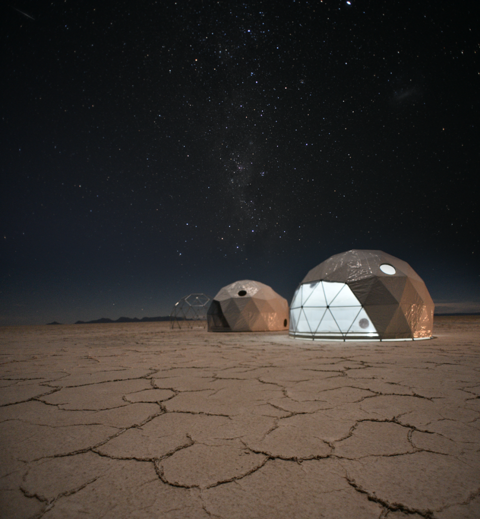 Stargazing in the Bolivian Salt Flats