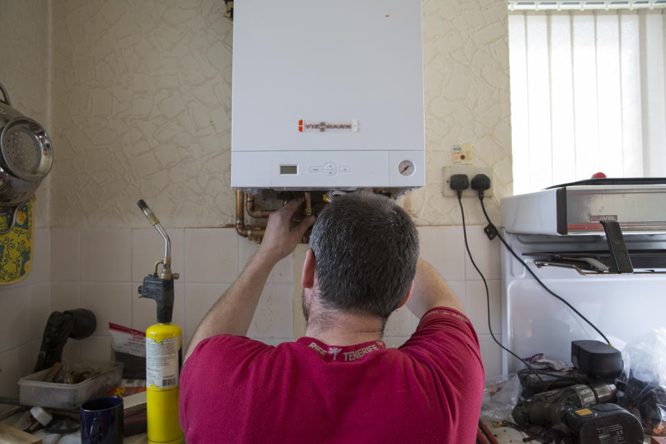 <p>Maintenance managers who service boilers and heating systems will need to train in various skills but will not need a university education. (Andrew Aitchison/In pictures via Getty Images) </p>