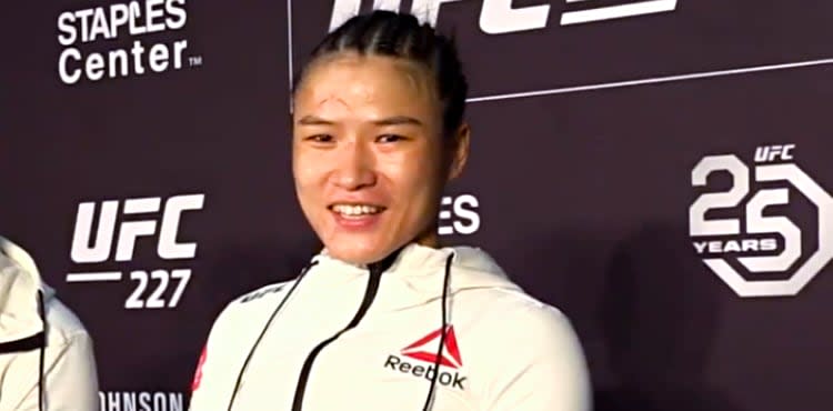 Weili Zhang - UFC 227 interview