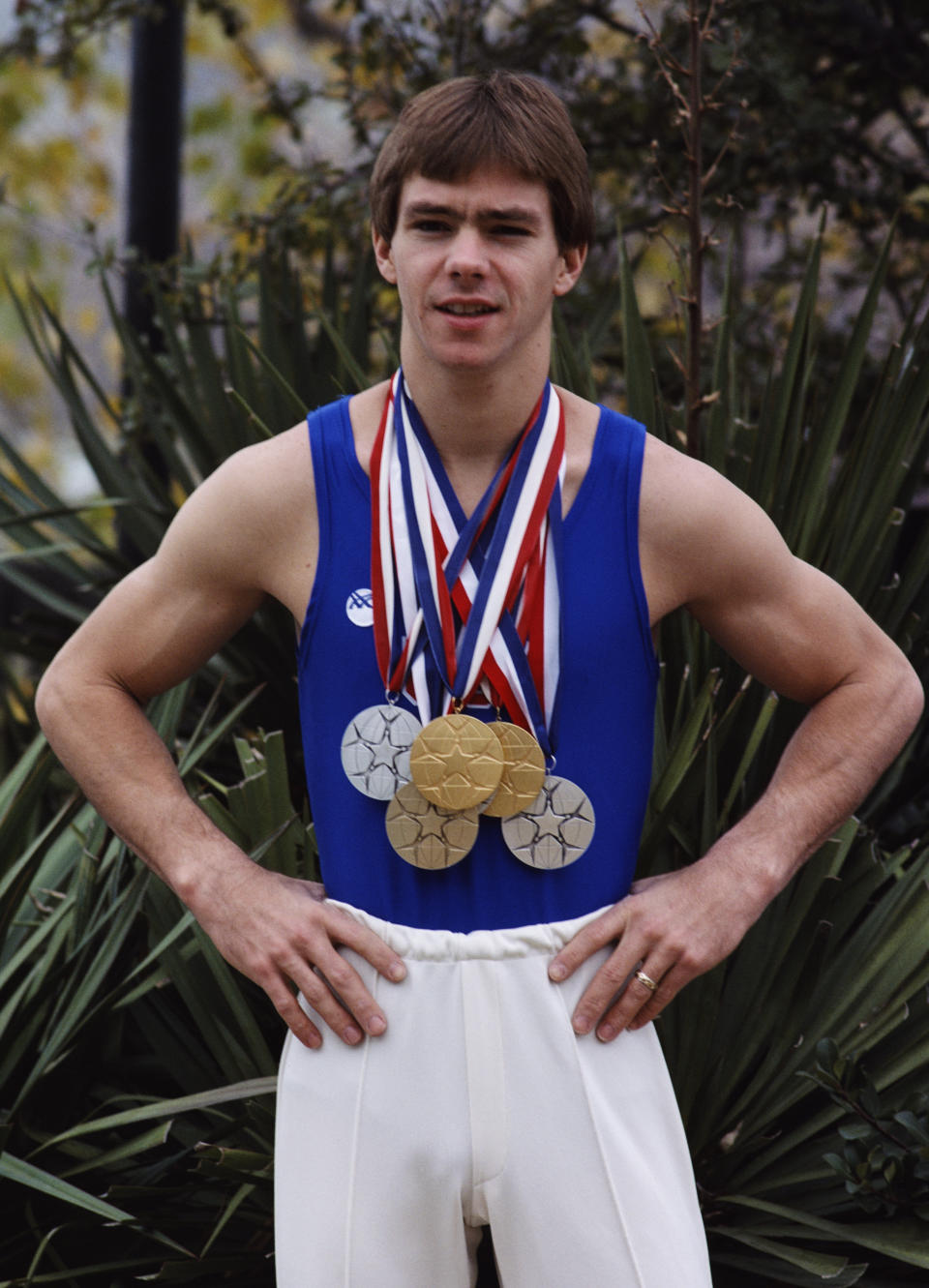 The first American to win a gymnastics gold medal at the world championships, Thomas died from a stroke. He was 64. Thomas competed for the U.S. at the 1976 Olympics but made history two years later when he won gold at the world championships. A year later he upped the ante with a record six gold medals at worlds, a mark that's since been tied by Simone Biles.