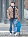 <p>Joshua Jackson dresses causally as he runs errands on Thursday in N.Y.C.</p>