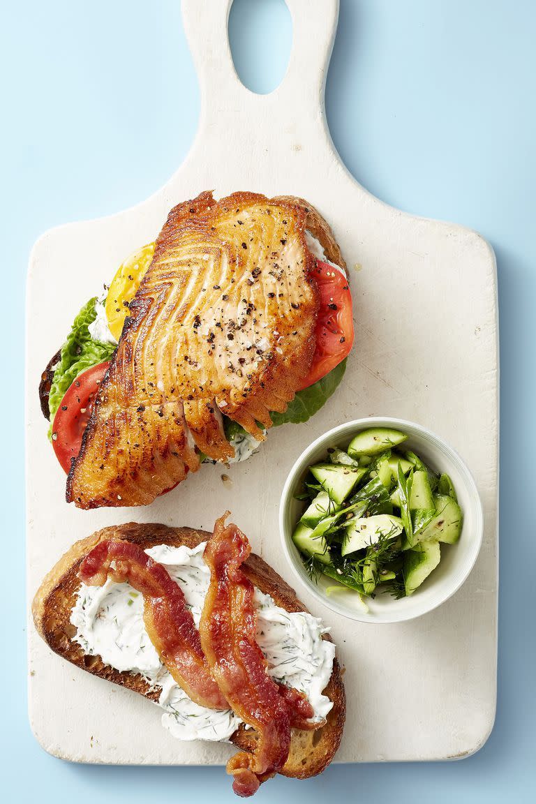 Salmon BLT