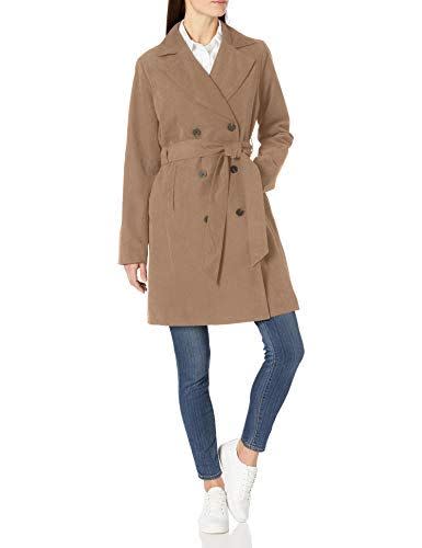 2) Women’s Relaxed-Fit Water-Resistant Trench Coat