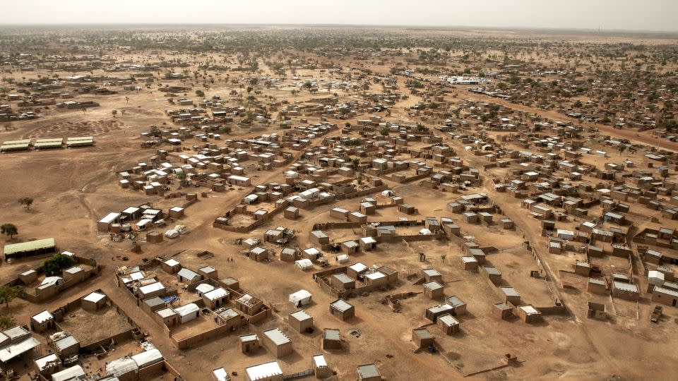 A view of the town of Barsalogho, Burkina Faso, where up to 600 people were killed by al Qaeda-linked militants in an August attack, according to a French government security assessment. - AFP/Getty Images