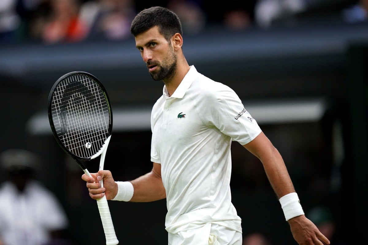 Novak Djokovic is focused on Wimbledon history (PA Wire)