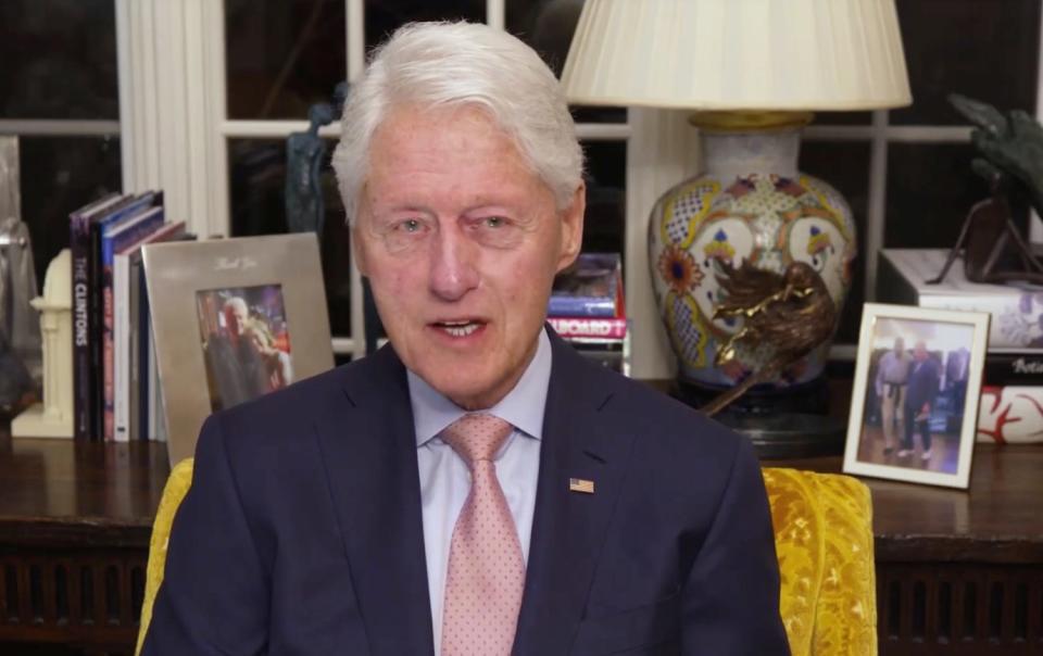 May 2021 photo of former President Bill Clinton in New York.