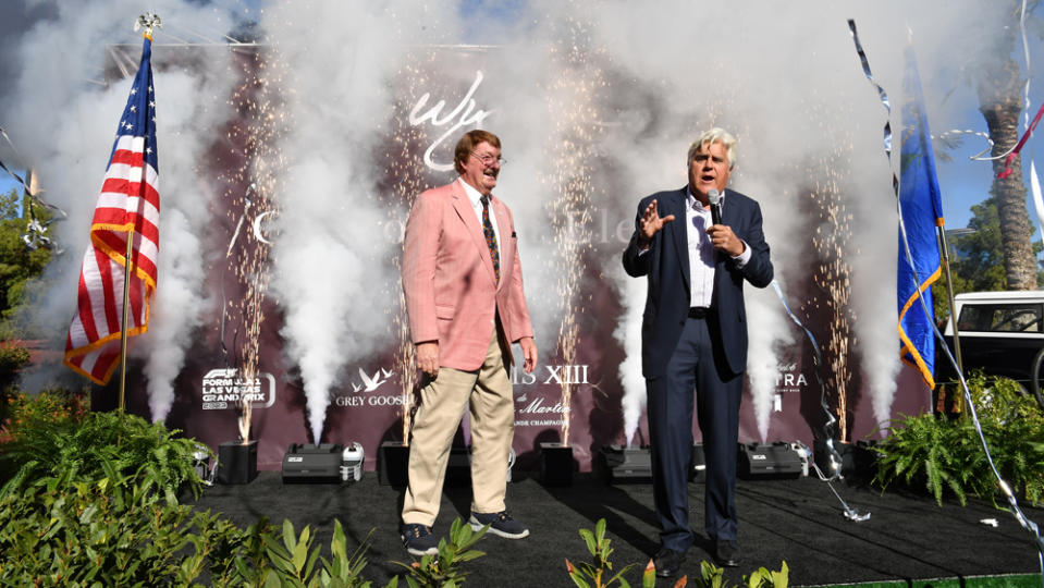 Jay Leno opens the 2022 Concours d'Elegance Wynn Las Vegas.